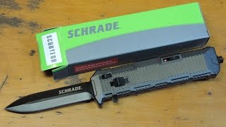Schrade SCHOTF8B Viper OTF AO Knife