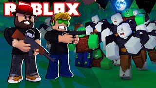 LEVELING UP SUPER FAST WITH 2X XP in ROBLOX ZOMBIE RUSH !