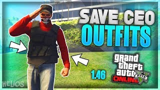 GTA 5 Online: *EASY* SAVE CEO/VIP OUTFITS GLITCH - AFTER PATCH 1.46 (2019)