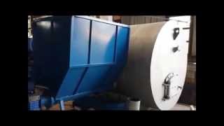 Dryer. Барабанная сушилка с теплообменником для опилок, зерна.