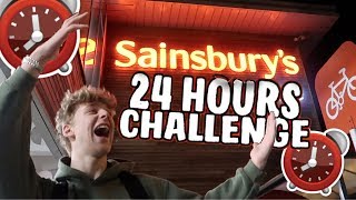 24 HOUR OVERNIGHT CHALLENGE IN SAINSBURY'S! ⏰ *SUCCESS*