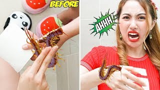 23 ¡LAS MEJORES BROMAS ENTRE HERMANOS! Engaña a tus hermanos || Bromas caseras por T-STUDIO ES