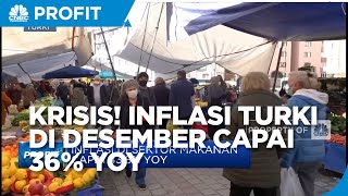 Krisis Turki: Inflasi Desember Capai 36% YOY