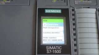 S7-1500 aktualizace firmware v CPU 1511-1PN / S7-1500 loading firmware to CPU 1511-1PN