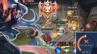 [NEW PATCH] 47% DAMAGE HOW TO 2V4 QUAD KILL MURAD - Arena of Valor Murad Gameplay #9