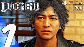 JUDGMENT - Gameplay Walkthrough Part 1 - Prologue (Full Game) PS4 PRO