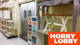 HOBBY LOBBY FURNITURE CHAIRS TABLES HOME DECOR 2020 SHOP WITH ME SHOPPING STORE WALK THROUGH 4K