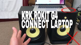 ✅  How To Connect KRK G4 Studio Monitors To Laptop ?
