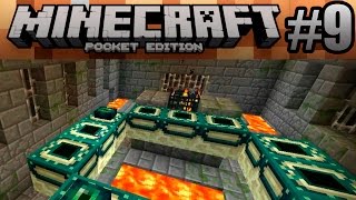 Крепость под шахтой под деревней! - Minecraft Pocket edition/ win10 #9