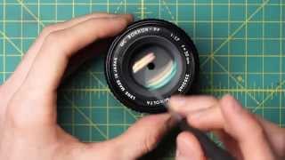 Minolta MC Rokkor-PF 50mm f1.7 Lens Disassembly