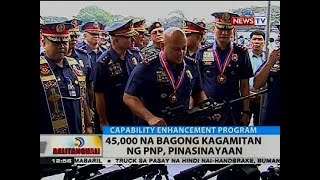 45,000 na bagong kagamitan ng PNP, pinasinayaan