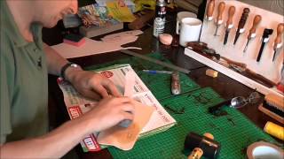 How I make a standard leather knife sheath (Part one)