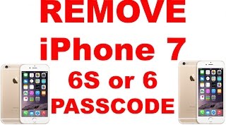 How To Remove Password From iPhone 8 / 7, iPhone 6S, iPhone 6 or iPad