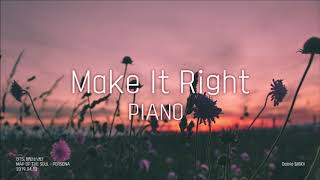 방탄소년단 make it right 피아노(BTS make it right piano)