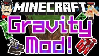 Minecraft Mods - GRAVITY Mod ! Float , Push & Attract Mobs with Science !
