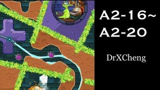 Where's My Water? (Allie) Walkthrough - Level A2-16 to A2-20 [HD]