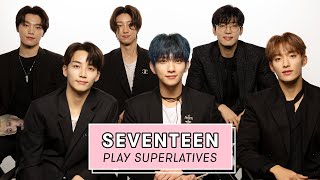 Seventeen Reveals Who's the Most Romantic, the Sweetest, and More | Superlatives