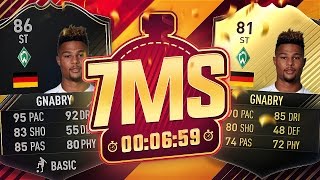 INFORM STRIKER GNABRY 7 MINUTE SQUAD BUILDER!!! - FIFA 17 ULTIMATE TEAM