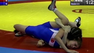 Derya Kayar TUR - RUS Aleksandra Skirenko - Women Wrestling CRADLE