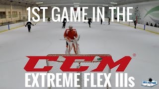 Goalie Cam: 1st Game in the CCM Extreme Flex III Goalie Pads!