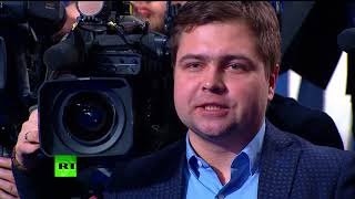 Выступление Владимира Путина в предвыборном штабе