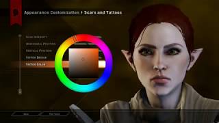 DA:I Character Creation Sliders