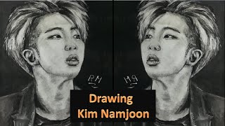 Рисую Ким Намджуна из BTS ☆ Drawing Kim Namjoon | RM