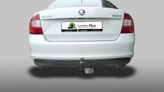 Установка фаркопа Leader V125-A. SKODA RAPID(лифтбек)2012 -..г.в.VOLKSWAGEN POLO(седан) 2010 -..г.в