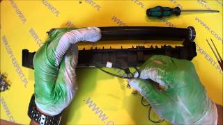 RICOH AFICIO MP1600 Code Problem Error SC541 SC542 SC543 jak wymienić termistor i wałek grzejny