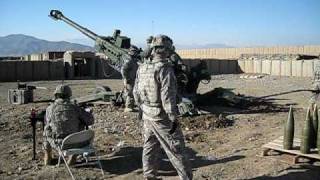 Field Artillery Afghanistan 10th Mountain Div. 3BCT FOB SHANK  4-25FA, M777 Howitzer, 2009