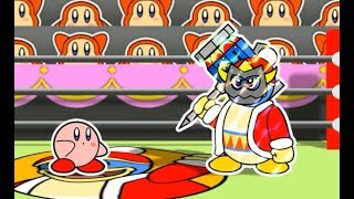 【紙のカービィ】Paper Kirby - King Dedede battle part2- デデデ大王戦後編【ペーパーマリオ風】