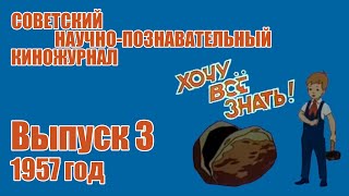 Киножурнал "Хочу всё знать" - Выпуск № 3 - 1957 год
