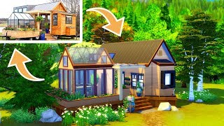 REAL TO SIMS // TINY GREENHOUSE // Sims 4 Speed Build
