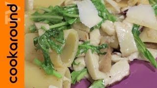 Paccheri porcini, rucola e parmigiano / Primo piatto sfizioso