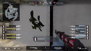 rain triple kill spray down Overpass. Astralis vs FaZe ELEAGUE CS:GO Premier 2017