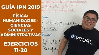 Guía IPN Física: Humanidades-Ciencias Sociales y administrativas Ejercicios Resueltos 11-20 | Vitual