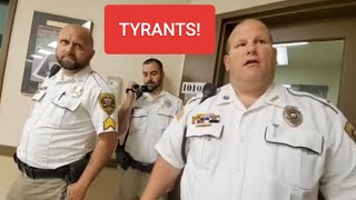 "I'M GOING TO DO A QUICK PAT DOWN" 1ST AMENDMENT AUDIT FAIL! JAIL!