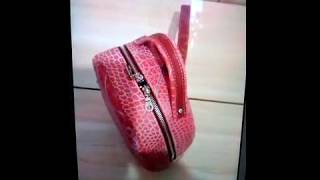 Розовый кожаный рюкзак своими руками. Leather Shop Sunfu Alena