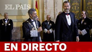 Directo | El REY preside el acto de Apertura del Año Judicial