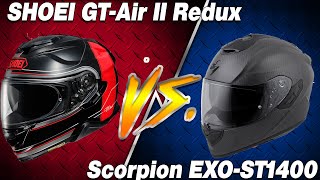 Shoei GT-Air II Helmet VS. Scorpion EXO-ST1400 Helmet | Sportbike Track Gear