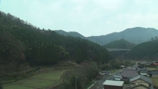 【車窓9】「タンゴエクスプローラー」1号 大江～アルプスの牧場♪～宮津