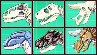 Dinosaur Fossils Robot Age: Brontosaurus, T-Rex & Triceratops | Eftsei Gaming