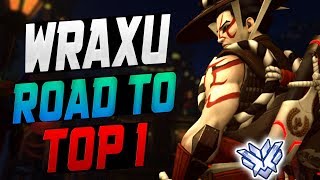 WRAXU AIMBOT HANZO! 52 ELIMS! [ OVERWATCH SEASON 9 TOP 500 ]