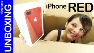 Apple iPhone 7 Plus product RED unboxing y primeras impresiones