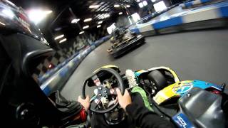 Super Fast Indoor Go Kart Racing GoPro HD