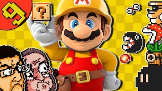 Let's Play Super Mario Maker Part 9 (Hard & Fun Levels) - Rise To The Challenge & Saw n Spikes
