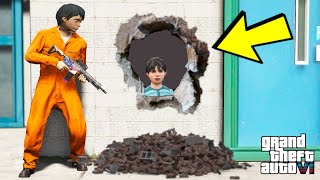 ALI HAPSE GIRDI AHMET KURTARDI VE KAÇIRDI - GTA 5 GERÇEK HAYAT