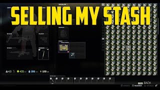 Escape From Tarkov - Selling My Stash "Big Money"