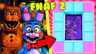 HOW TO MAKE A PORTAL TO THE FIVE NIGHTS AT FREDDY'S 2 DIMENSION - MINECRAFT FNAF 2