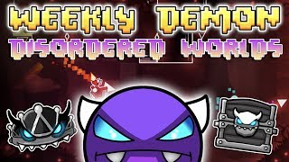 (Weekly Demon #72) Geometry Dash 2.11 - Disordered Worlds [1 Coin] - By DamianosKabanos